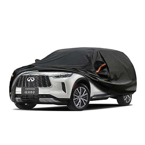Image of GUNHYI 7 Layer SUV Car Cover Custom Fit Infiniti QX60 (2013-2025) Waterproof All Weather, Heavy Duty Outdoor Snow Sun Rain Uv Protection (Ships from US Warehouse, Delivery 3-8 Days)