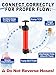 Hand Fuel Transfer Pump with Leakproof Clamps - Versatile Manual Siphon for Gasoline, Oil, Diesel, Antifreeze, Emergency Use for Car/Lawn Mower/Motorcycle/RV, Includes 3/4