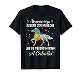 Algunas niñas juegan con muñecas, las de verdad montan a caballo Gran idea para amantes de los caballos, entrenadores de caballos, jinetes,