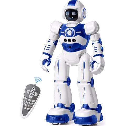 EduCuties Robot Toys for Kids,Programmable Remote Control Smart Walking Dancing Robot Toy with Gesture & Sensing for Age 4 5 6 7 8 9 10 Year Old Boys for Birthday Present Cover