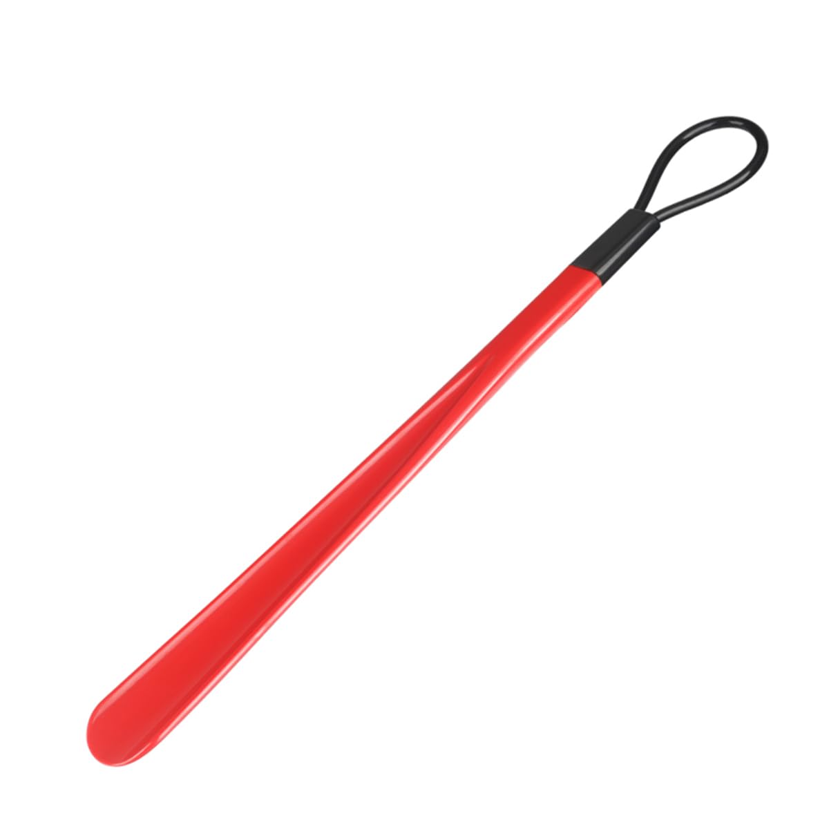 Łyżka do butów z PCV, długa rączka(Red 30cm)