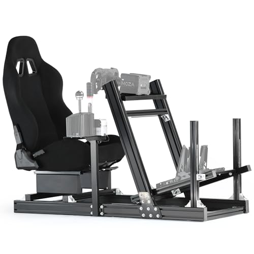 Dardoo SIM Racing Cockpit mit Sitz, passend für 25NM Direktantrieb‑Lenkrad