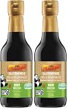 Lee Kum Kee Soja-Sauce hell glutenfrei (aus China, natürlich gebraut, ohne Geschmacksverstärker, würzig), 150 ml (Packung mit 2)
