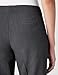 Calvin Klein Women's Classic Fit Straight Leg Lux Suit Pant, Charcoal, 10