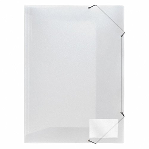 10 x Foldersys Eckspanner-Mappe A3 PP transparent