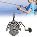Kuuleyn Fishing Reel Reels, Fishing Reels, 4.8:1 Fishing Reels Strong Braking Force All Metal Long Throw Fishing Line Wheel (NGK10000)