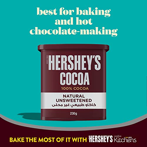 Hershey's Natural Unsweetened Cocoa Powder, 230g