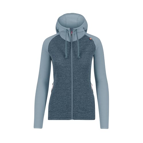 KARPOS 2532055-035 CAMOSCIO W F.Z Hood. Sweatshirt Damen Bering SEA/Mountain Spring Größe L