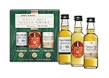 Cada botella tiene la cantidad necesaria para una consumición (5cl), perfecto para probar y descubrir tu whisky favorito; el regalo perfecto para los que desean adentrarse en el mundo del whisky