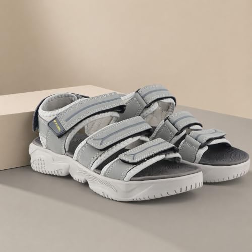Image of FUEL Keta Lightweight Comfortable for Walking, Travel & Outdoor Activities | Adjustable Strap | Anti-Slip Sole Men's Sports Sandals