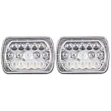 7x6 / 5x7 Inch LED Headlight For Toyota Pickup Truck Tacoma Celica Corolla Supra Upgrade Pair Sealed...