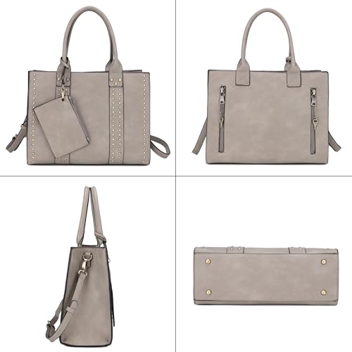 Image of JESSIE & JAMES Satchel Purses for Women Shoulder Bags Crossbody Top Handle Handbags with Adjustable Strap Card Pouch