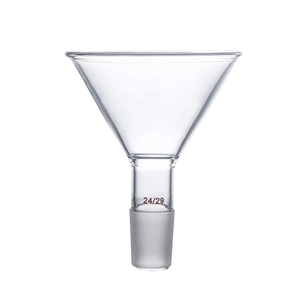Imbuto for polveri in vetro 24/29 da 90 mm, 100 ml, for laboratorio chimico Attrezzature da laboratorio