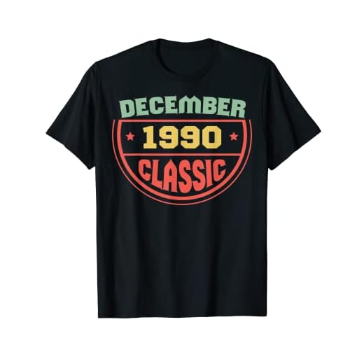 Diciembre 1990 Regalo clásico para personas nacidas en diciembre 1990 Camiseta