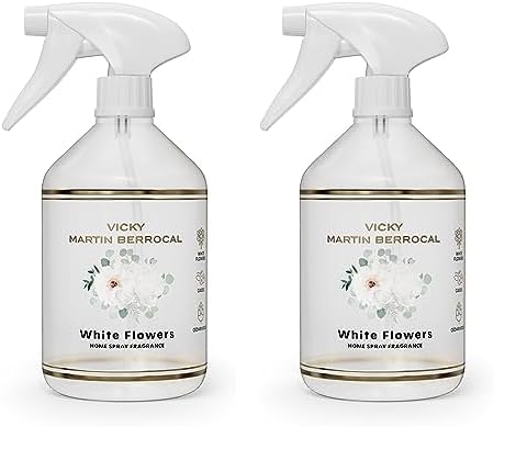 Spray Ambientador Vicky Martín Berrocal White Flowers 500 ml (Paquete de 2)