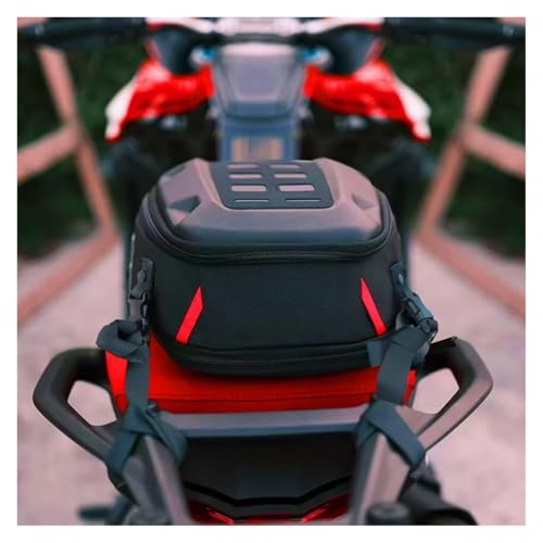 Bolsa impermeable TPU para moto con elementos reflectantes y expansión ajustable 5