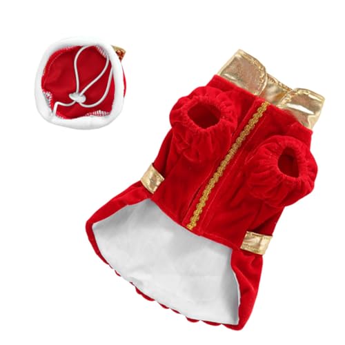 Disfraz para perro pequeño Halloween rojo talla M
