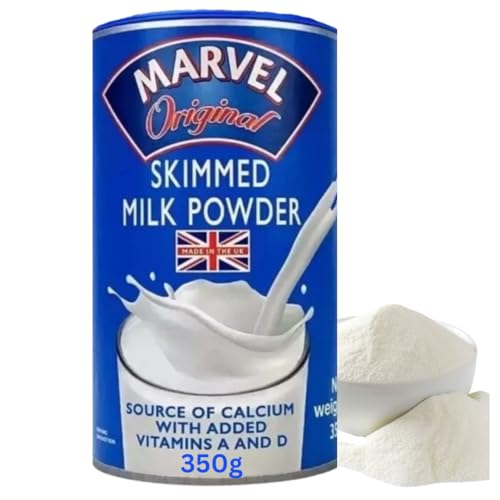 MARVL SKIMMED Milk Powder 350G Mega Pack Deal | Great Source of Vitamins A&D and high in Protein | Great in Tea and Coffee | Powdered Milk