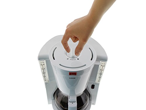 Melitta Look 1011-01 - Cafetera de filtro, Aromaselector, Auto-Off, blanca - Imagen 6