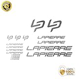 Adhesivo de vinilo impreso de la máxima calidad. Vinilo laminado con 5 años de garantía. Se incluye todo lo que aparece en la imagen. Juego de adhesivos en vinilo para LAPIERRE 2 PEGATINAS CUADRO BICI