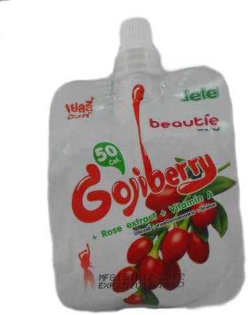 Jele Beautie (Goji Berry + Rose Extract+ Vitamin A) Nt. Wt. 150 G. (5.29 Oz) Product From Thailand