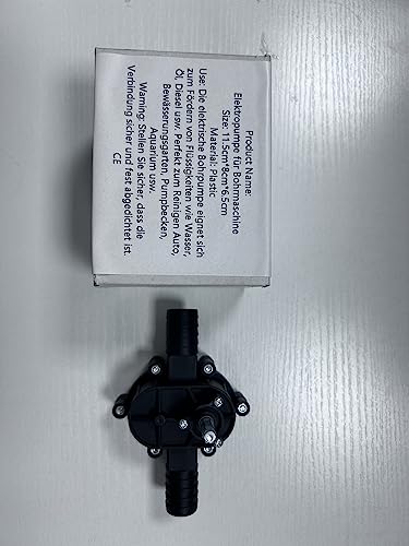 Pompa per trapano, pompa elettrica (nero)