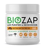 BioZap Air Purifier & Deodorizer (16-oz Jar) - Australian Tea Tree Oil Gel. Naturally Eliminates Odors in Basements, Crawlspaces, Gyms, Cars, Closets and More.