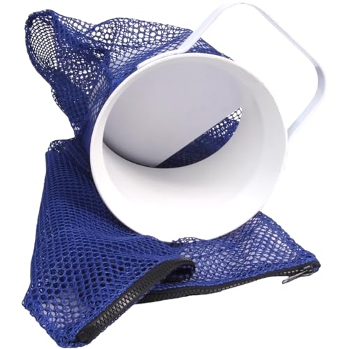 Aqua LEISURE Lobster Bag - Large Mesh Zipper Trapdoor PVC Entry Handle - Fishing Equipment - Kid - Includes PVC Entry, Trapdoor Lid, Handle, Mesh Bag