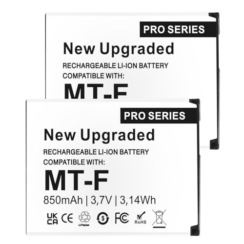 FLSTOR Ersatzakku 1 Stück 850mAh 3.7V Li-Ionen für AVM Fritz!Fon MT-F C5 C4 M2 Kompatibel mit Original 312BAT006 312BAT016 312BAT006CS-FVM446CL