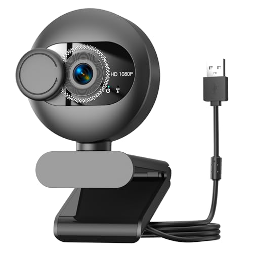 Webcam avec microphone grand angle et mise au point automatique rapide