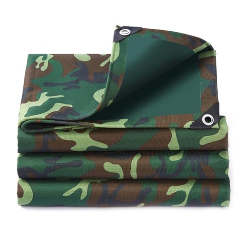 Lona de camuflaje impermeable verde de alta resistencia multiusos 2