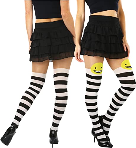 Image of ToBeInStyle Women's Cute Thigh High Printed Character Tights