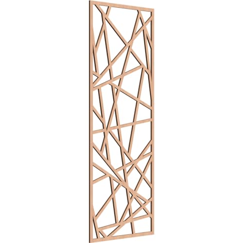Image of Conway Decorative Pierced Fretwork Wood Wall Panels, 27 3 /8 inchW x 69 3 /8 inchH x 3 /8 inchT, Alder
