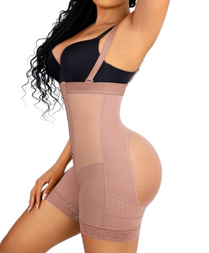 Lover-Beauty Fajas Colombianas Shapewear for Women Strapless Body Shaper Tummy Control Postpartum Faja Shorts Butt Lifter
