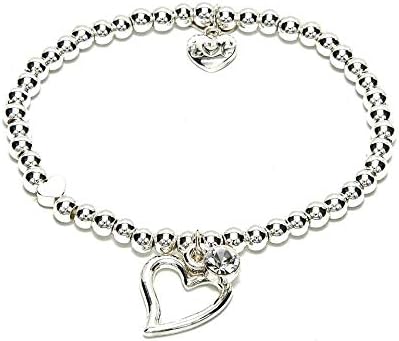 Life Charms Women Jewellery Fabulous Friend Bracelet Wristband Ladies Gift, Silver, 3.5 inches - Image 3