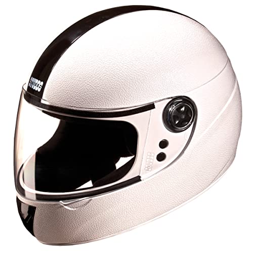 Image of Studds Chrome Elite Full Face Helmet (White, L 580MM)