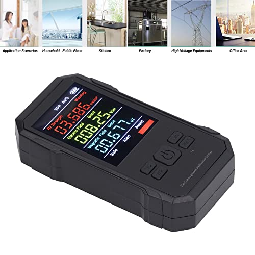 Medidor Digital Portátil de Campo EMF con Pantalla LCD miniatura 6