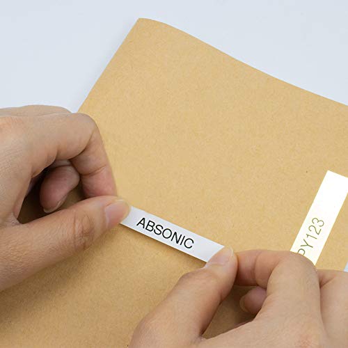 Absonic 3-Pack Compatible Label Tape Replacement For Casio Xr-12We Xr-12We2S 12Mm 1/2" Black On White Label Tape Cartridge For Kl-60 Kl-100 Kl-120 Kl-750 Kl-780 Kl-820 Kl-7000 Kl7200 Ez-Label Printer #TOP4