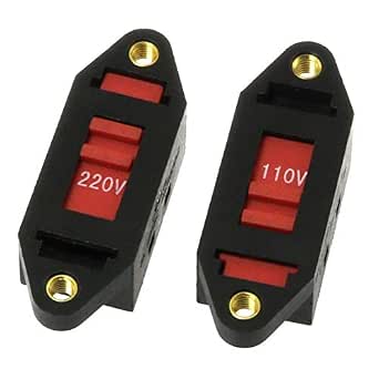 Voltage Selector Slide Switch 2PCS 110V to 220V 6 Terminals DPDT ...
