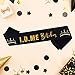 I.D.ME Bitches Sash, Black Sash with Gold Glitter - Cheers to 21st Birthday Sash -Legal Drunk Birthday Party Decorations Supplies