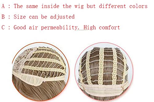 Library Ia Cosplay Wig Heat Resistant Synthetic Wigs for Halloween Costume Party Role Play+Wig Cap