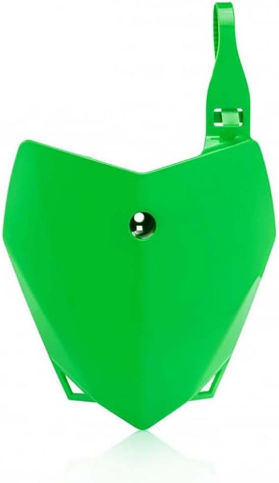 Acerbis Front Number Plate Green Compatible with Kawasaki KLX110/KLX110L 2010-2020/KLX110R/KLX110RL 2021-2026-2780400006