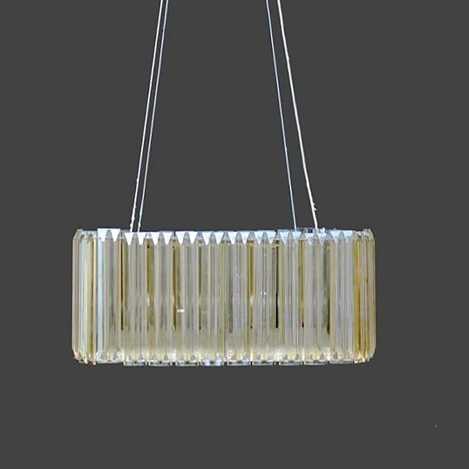 Image of Modern K9 Crystal Chandeliers Gold -2Tier Round Crystal Chandelier for Living Room Colors.Warm White, Moon Light,Golden,Led Plate Included. (Black Gold, 300MM) (Dimmable SQR, 400MMBG)