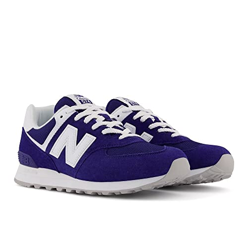 New Balance New Balance Men's 574 V2 Spilled Paint Sneaker, Blue/White, 5 M