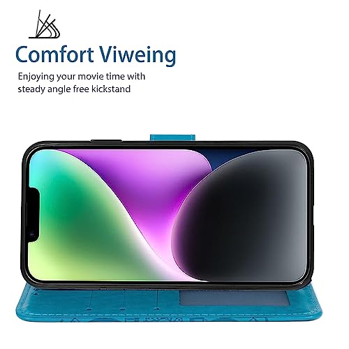 Coque iPhone 14 Plus antichoc étui bleu contre chutes et rayures