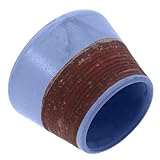 BATHVEVE Keramik Aufbewahrungsdose für Streichhölzer mit Zündfläche und Kaminzubehör...