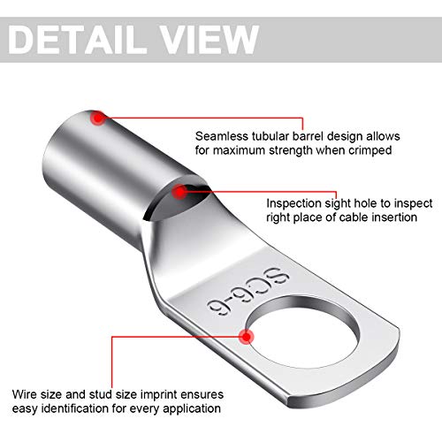 YoungRich 60 pezzi Set di Bullone Foro Terminali