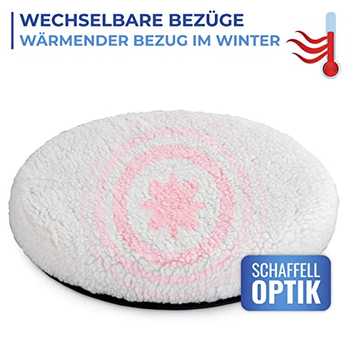 Drehkissen für Autos von WENKO mit 2 Wechselbezügen