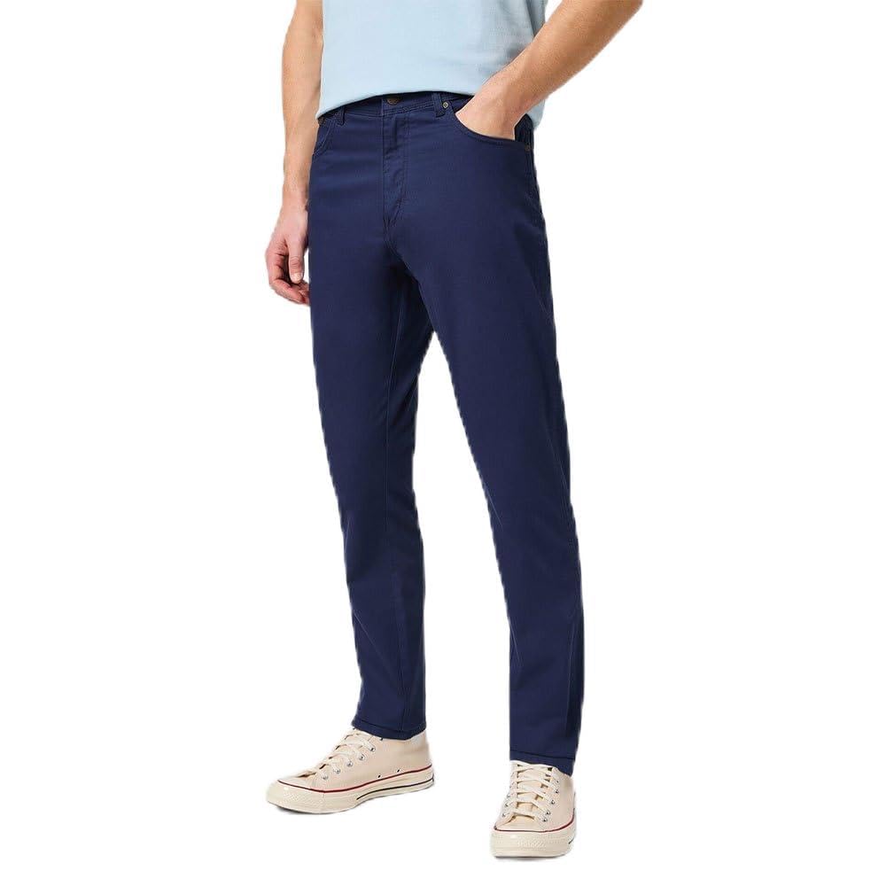 Wrangler Men's Texas Slim Jeans, Navy Scuro, 40W / 34L