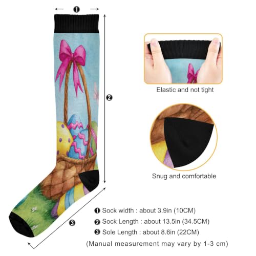 Image of Wusikd Halloween Black Cat Compression Socks for Women and Men Circulation Pumpkin Long Socks for Athletic Running 1